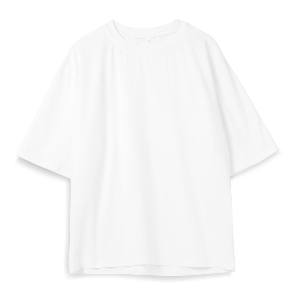 Футболка оверсайз унисекс Base Space, белая — изображение 3