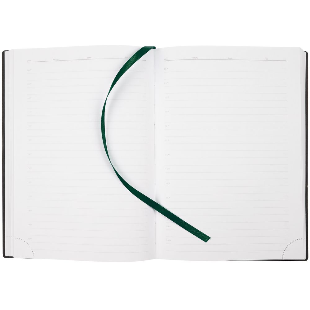 Ежедневник Vivian Metal, недатированный, зеленый — изображение 8