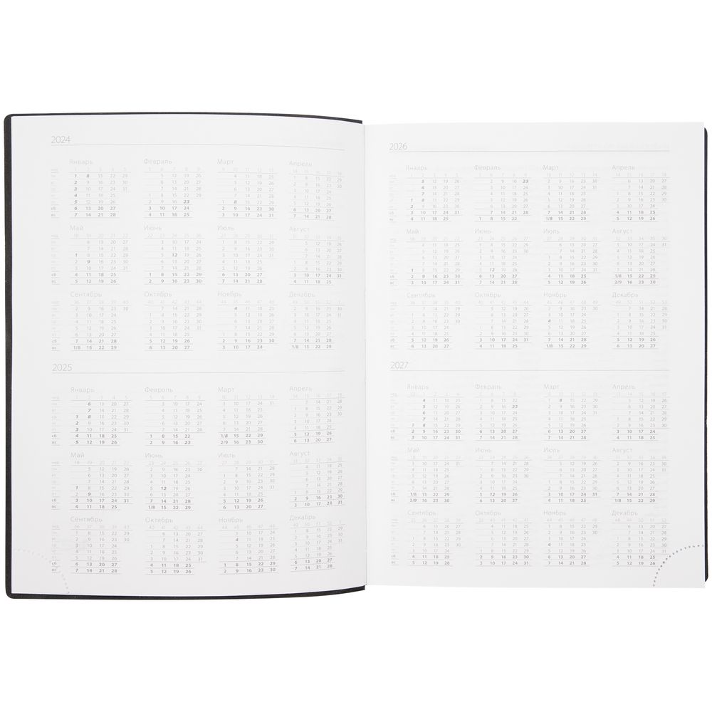 Ежедневник Vivian, недатированный, голубой — изображение 6