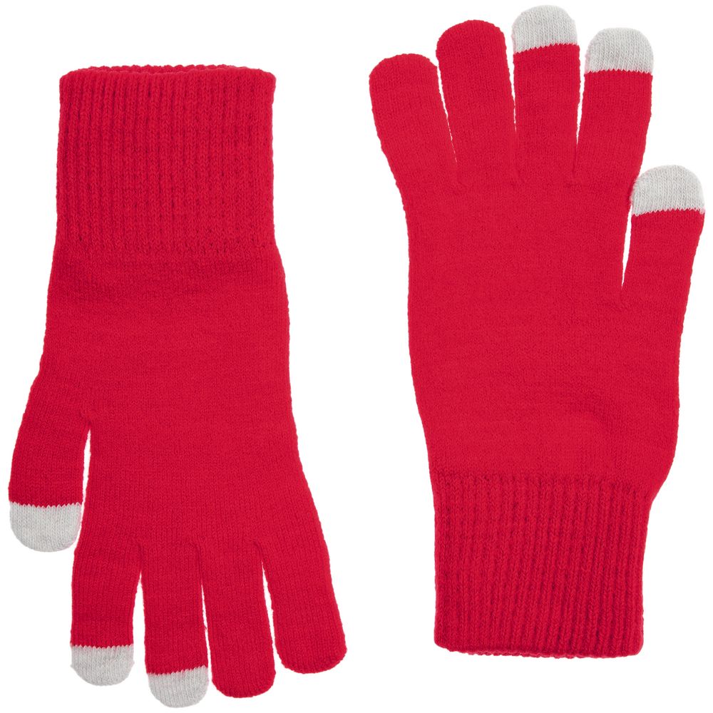 Перчатки сенсорные Urban Flow, красные — изображение 3