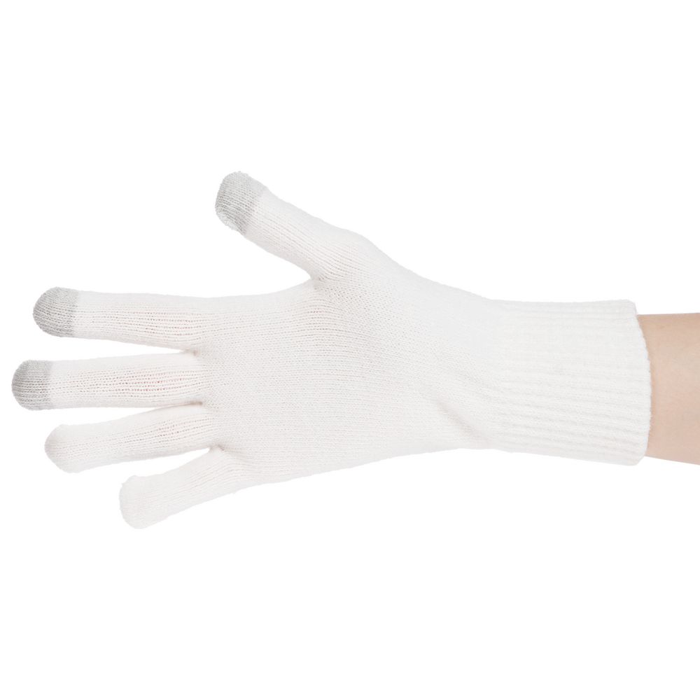 Перчатки сенсорные Urban Flow, молочно-белые — изображение 4