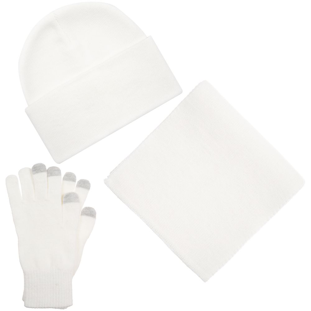 Перчатки сенсорные Urban Flow, молочно-белые — изображение 6