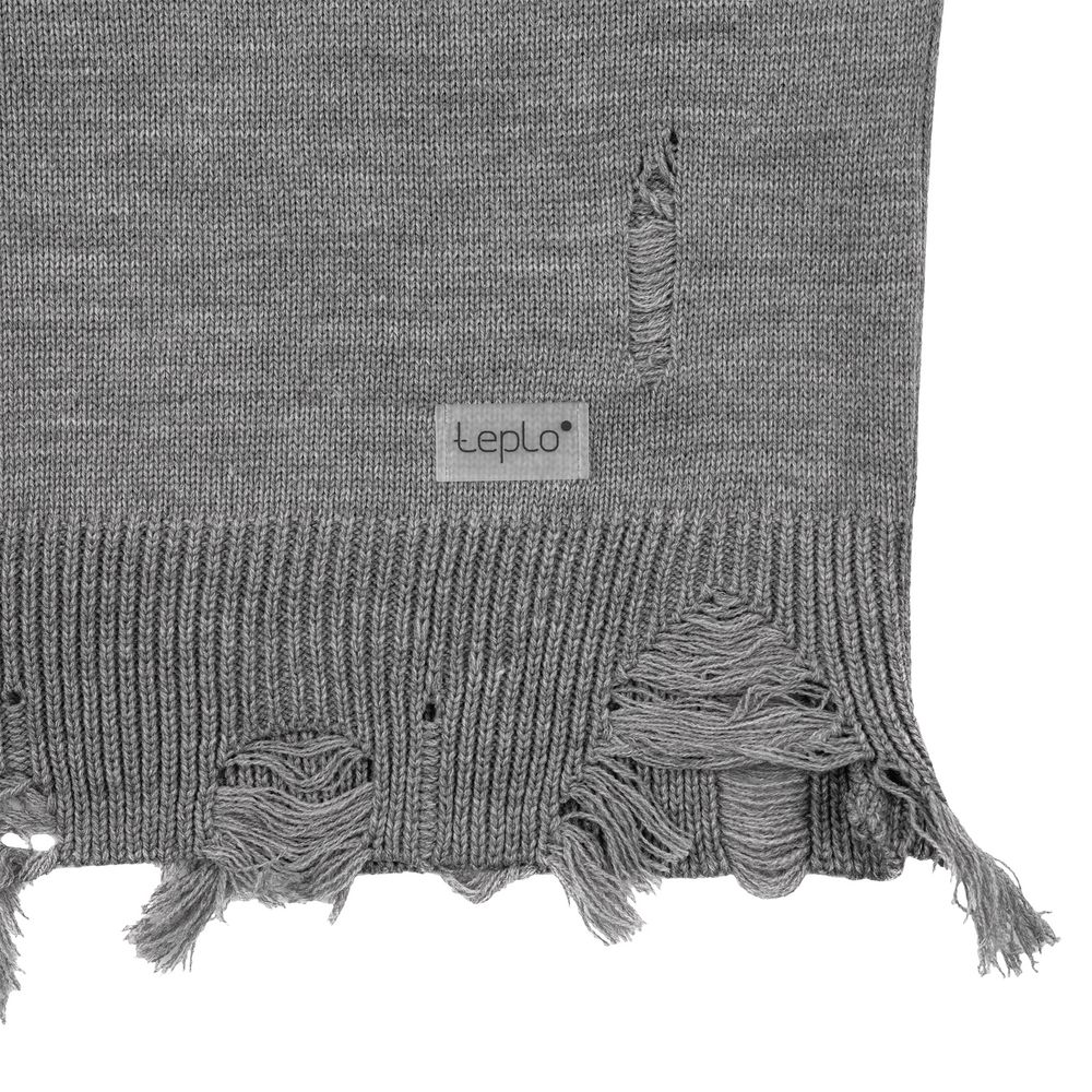 Джемпер оверсайз унисекс Grunge в сумке, серый — изображение 5