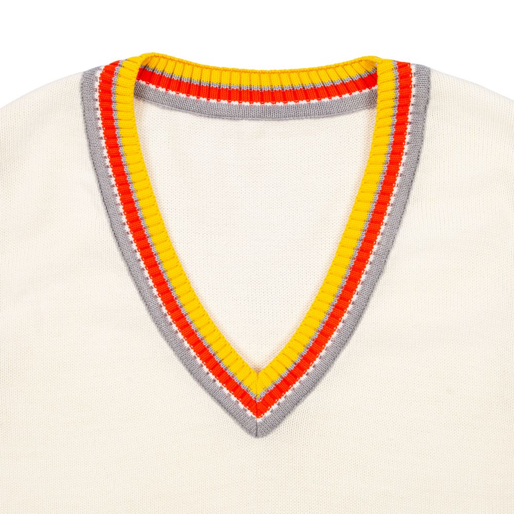 Жилет оверсайз унисекс Cornell в сумке, молочно-белый — изображение 4