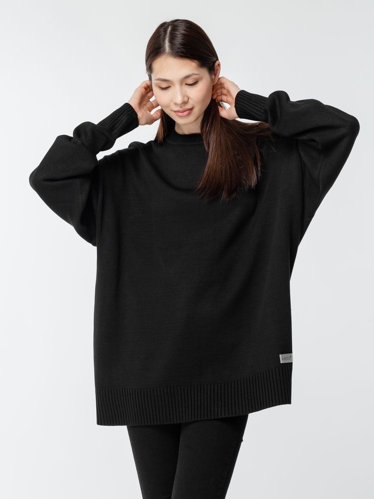 Джемпер оверсайз унисекс Stated в сумке, черный — изображение 11