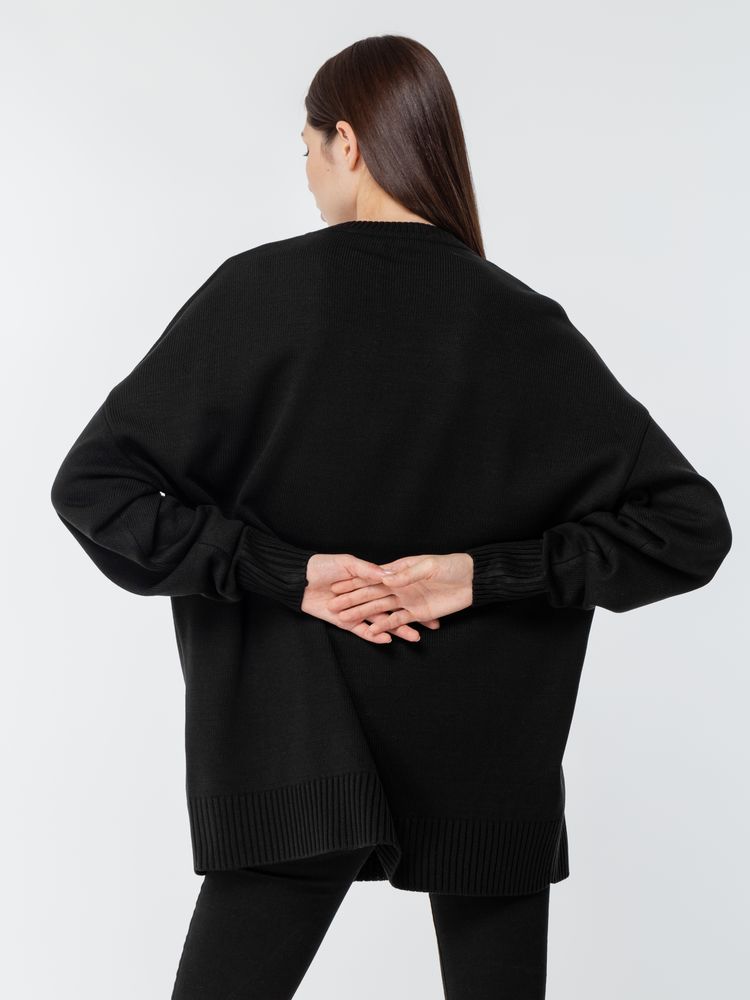 Джемпер оверсайз унисекс Stated в сумке, черный — изображение 12