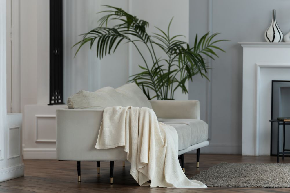 Плед Ornato, молочно-белый (ванильный) — изображение 7