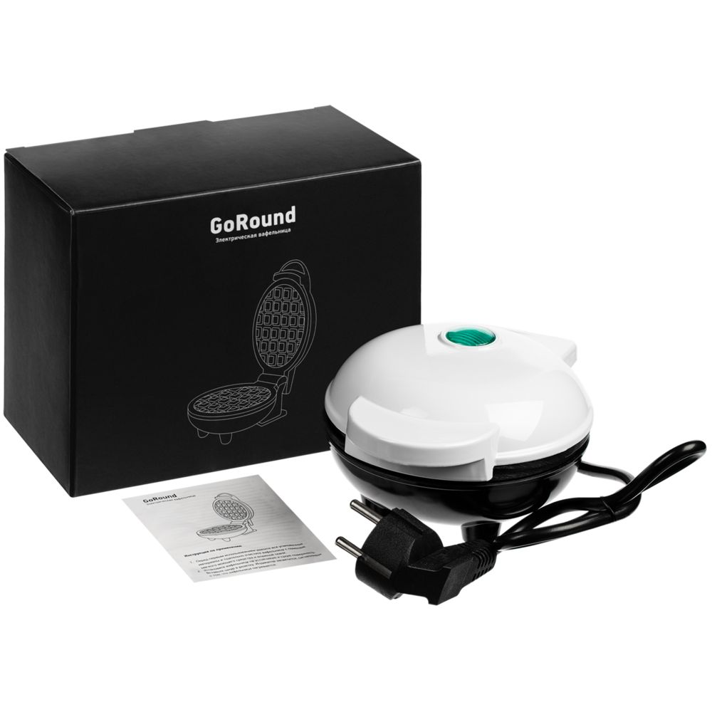 Электрическая вафельница GoRound, белая — изображение 9