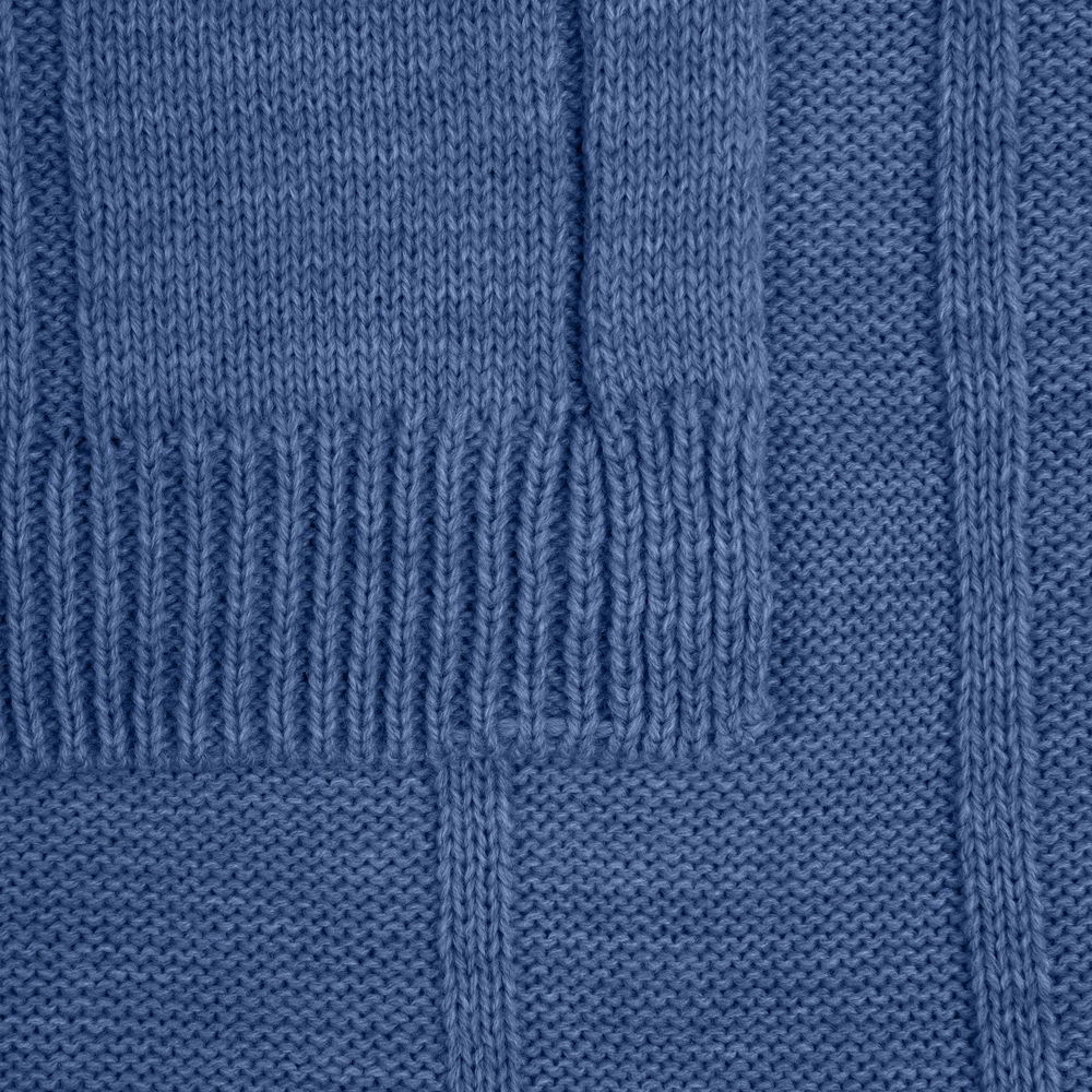 Плед Bambolay, синий (черника) — изображение 4