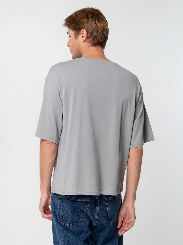 Футболка унисекс оверсайз Street Vibes, серая — изображение 7