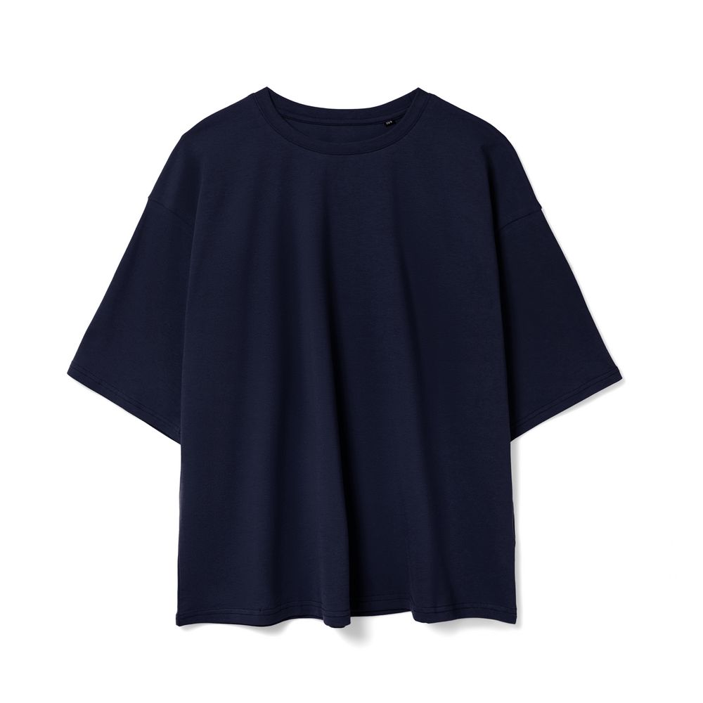 Футболка унисекс оверсайз Street Vibes, темно-синяя — изображение 3