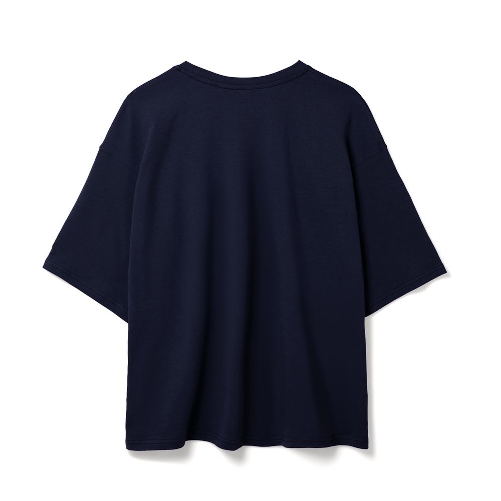 Футболка унисекс оверсайз Street Vibes, темно-синяя — изображение 4