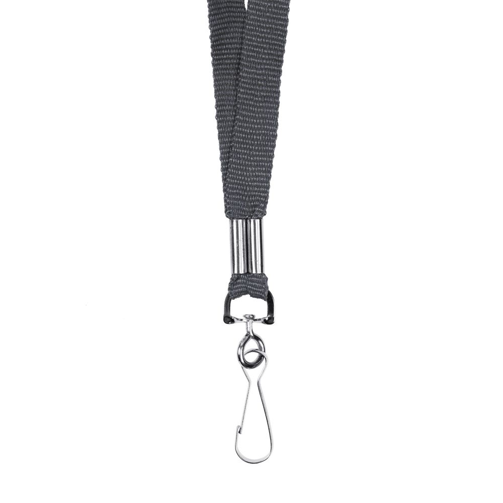 Лента с карабином Colorplan, серая — изображение 5