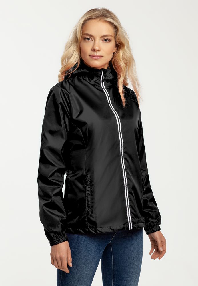 Ветровка женская Fastplant черная — изображение 9