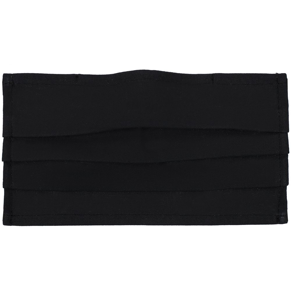 Маска гигиеническая Respire, двухслойная, немедицинская, черная — изображение 3