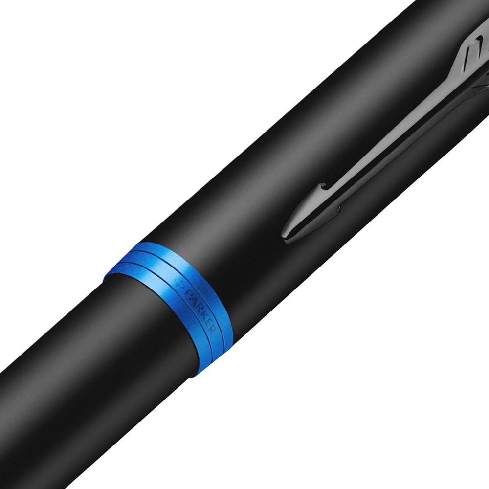 Ручка шариковая Parker IM Professionals Marine Blue BT, черная с синим — изображение 4