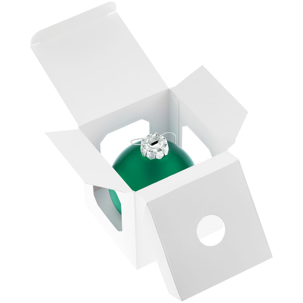 Елочный шар Finery Matt, 8 см, матовый зеленый — изображение 5