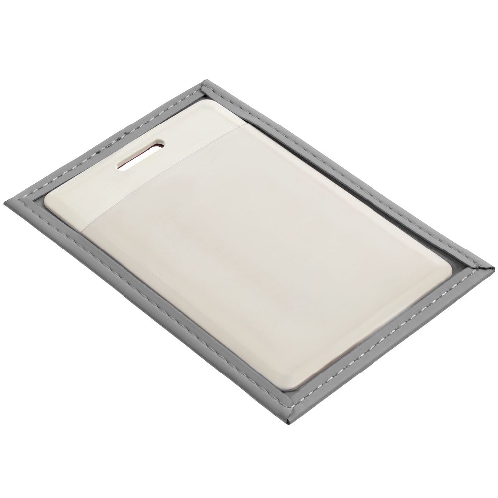 Чехол для пропуска Shall, серый — изображение 4