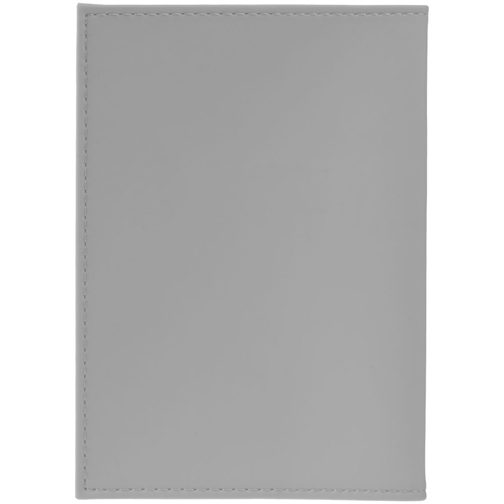 Обложка для паспорта Shall, серая — изображение 3