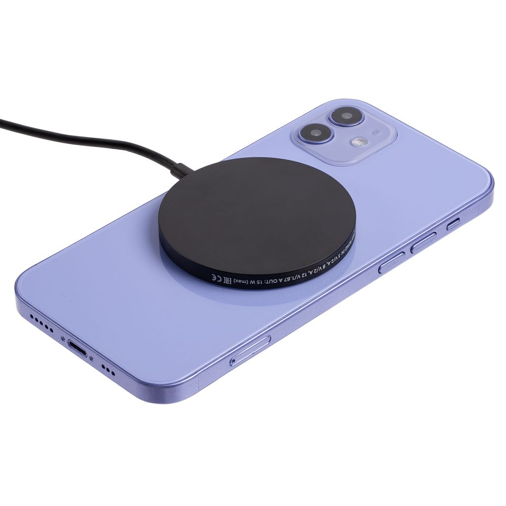 Магнитное зарядное устройство Cooper Rond, 15 Вт, черное — изображение 3