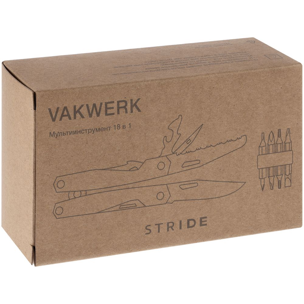 Мультиинструмент Vakwerk, серебристый — изображение 12