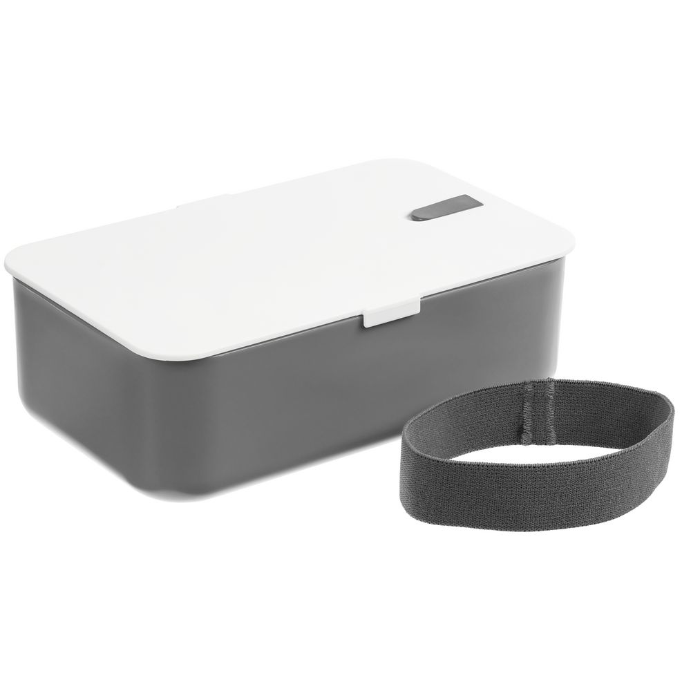 Ланчбокс Lunch Hour, белый с серым — изображение 3