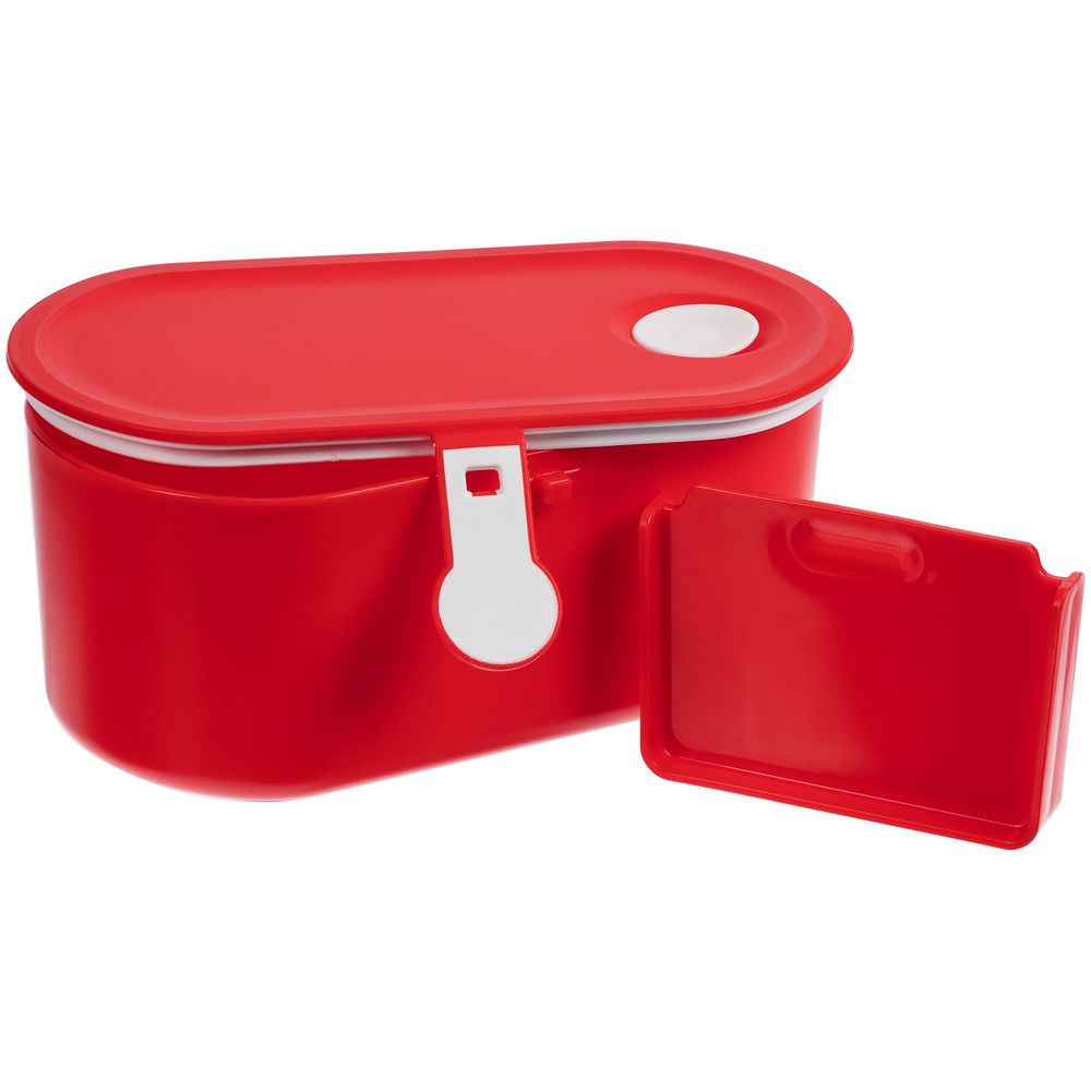 Ланчбокс Lunch Break, красный с белым — изображение 4