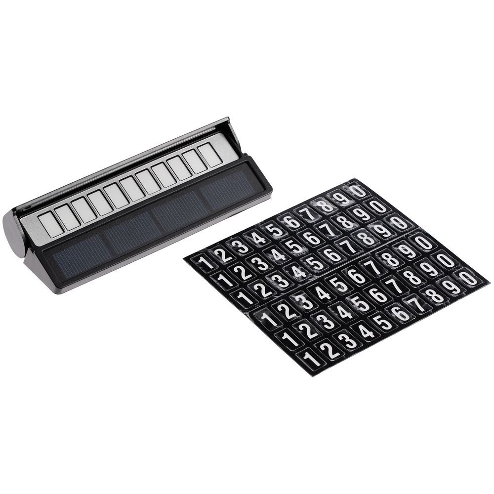 Парковочная визитка Litera Solar, черная — изображение 10