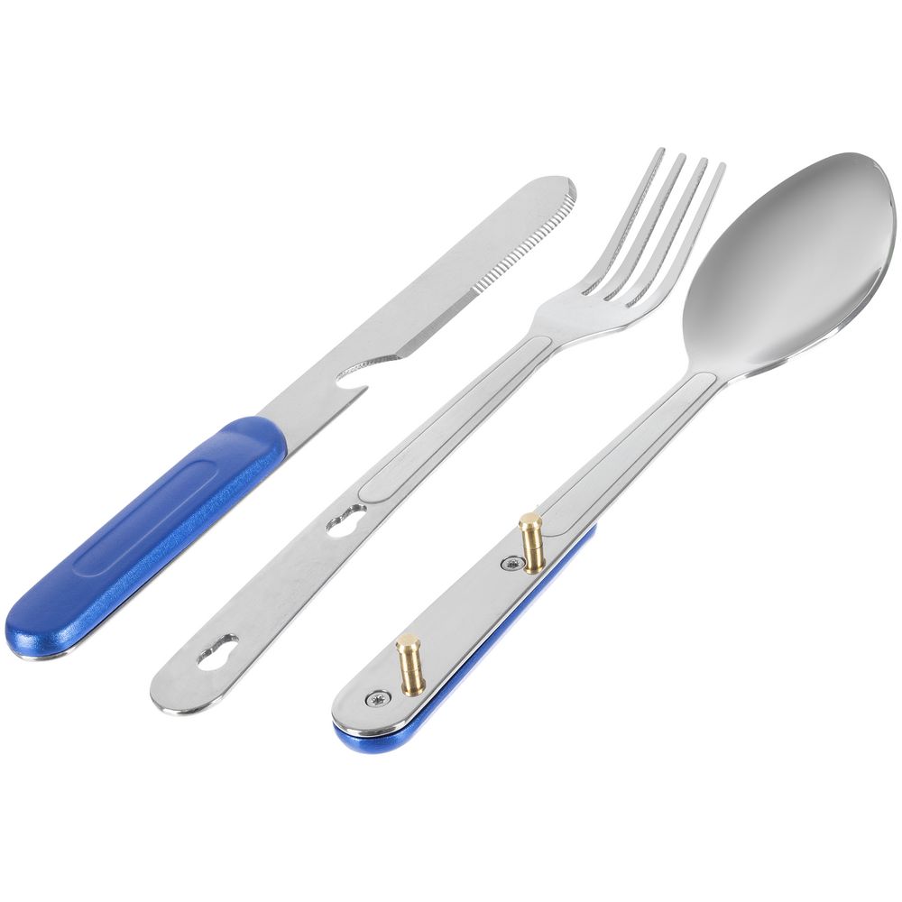 Набор походных столовых приборов Campsite, синий — изображение 3