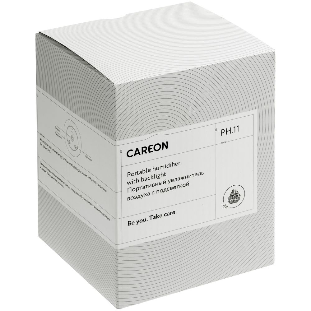 Переносной увлажнитель-ароматизатор с подсветкой PH11, белый — изображение 10
