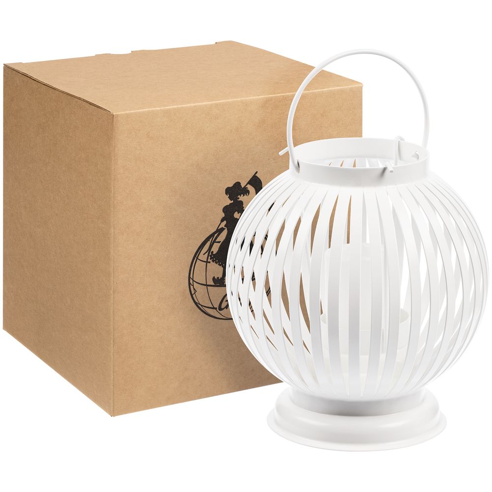 Интерьерный фонарь-подсвечник Villatic, средний, белый — изображение 7