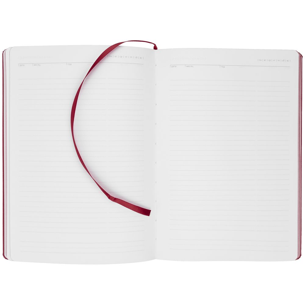 Ежедневник Cortado, недатированный, бордовый — изображение 7