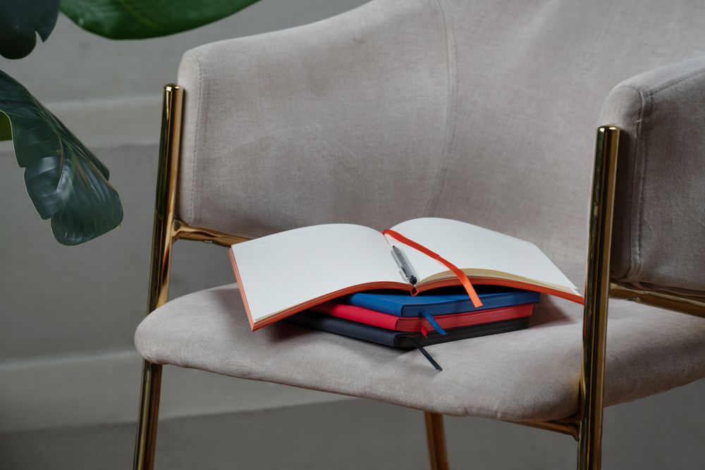 Ежедневник Flat, недатированный, иссиня-черный — изображение 8