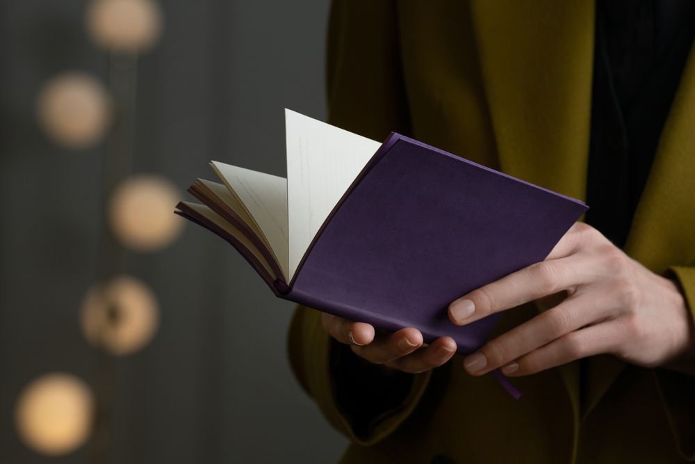 Ежедневник Flat Mini, недатированный, иссиня-черный — изображение 8