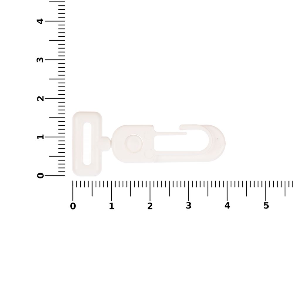 Застежка-карабин Carabine, S, белый — изображение 3