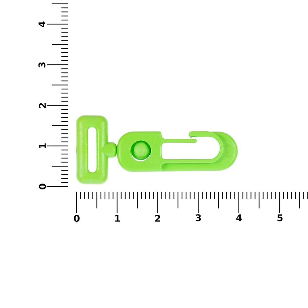 Застежка-карабин Carabine, S, зеленый неон — изображение 3