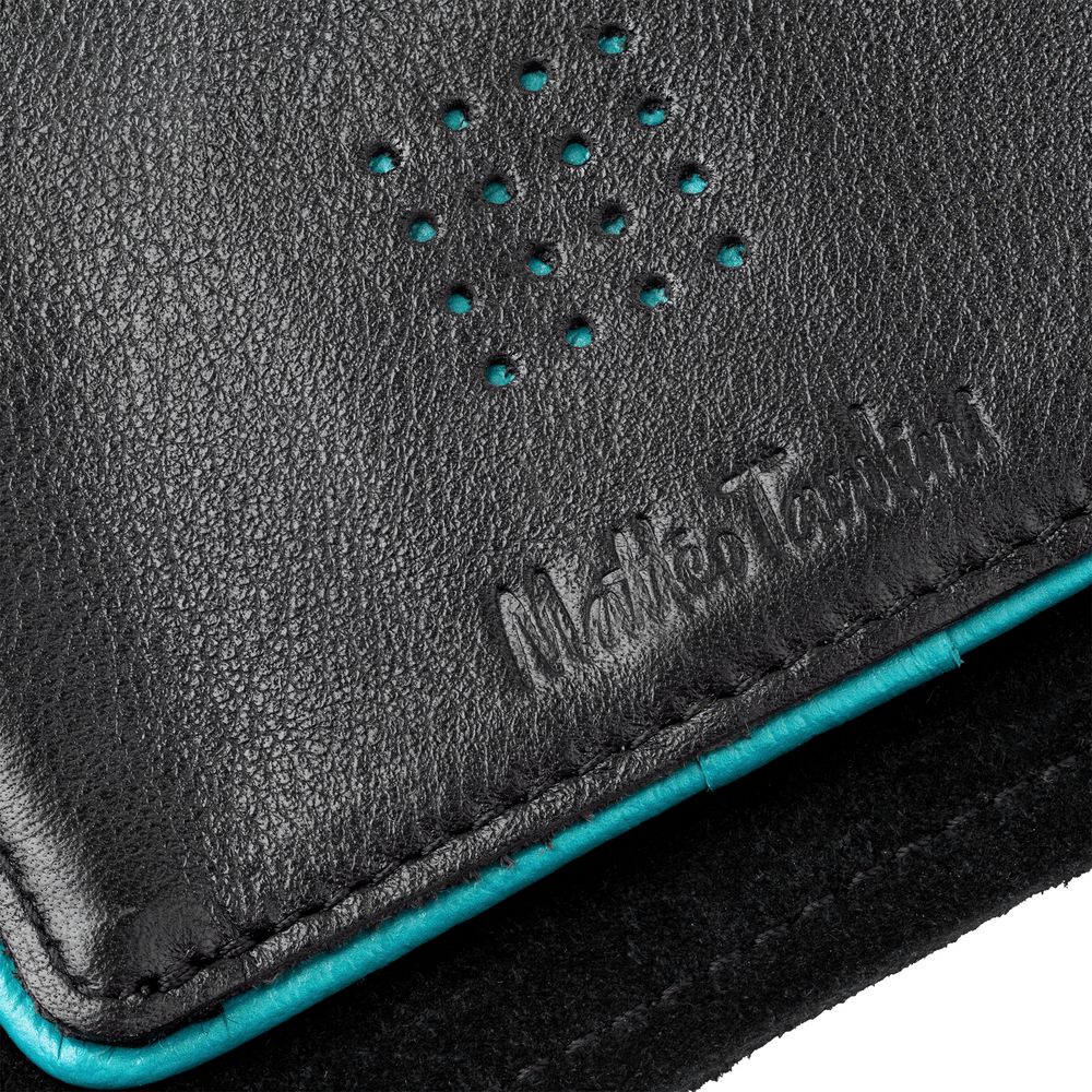 Кошелек Partinico, черный с бирюзовым — изображение 7