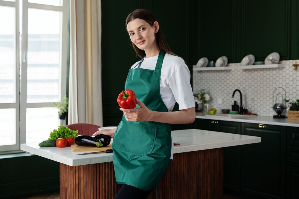 Фартук Neat, зеленый — изображение 4