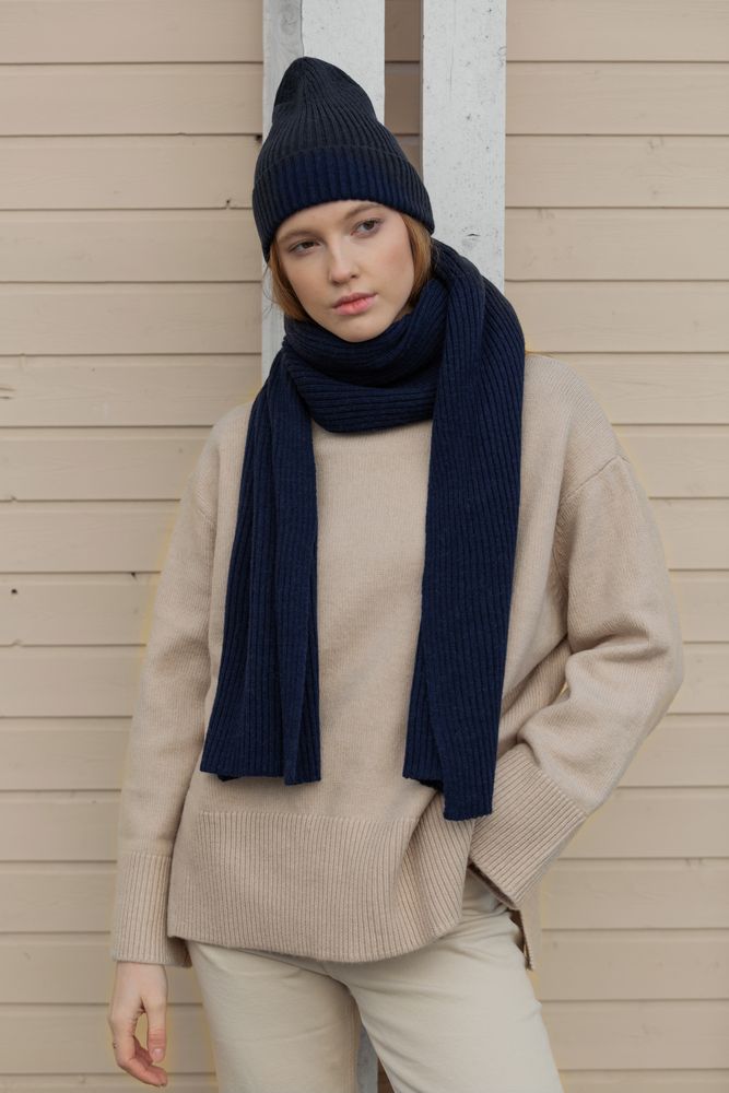 Шапка Alpine, синяя — изображение 8