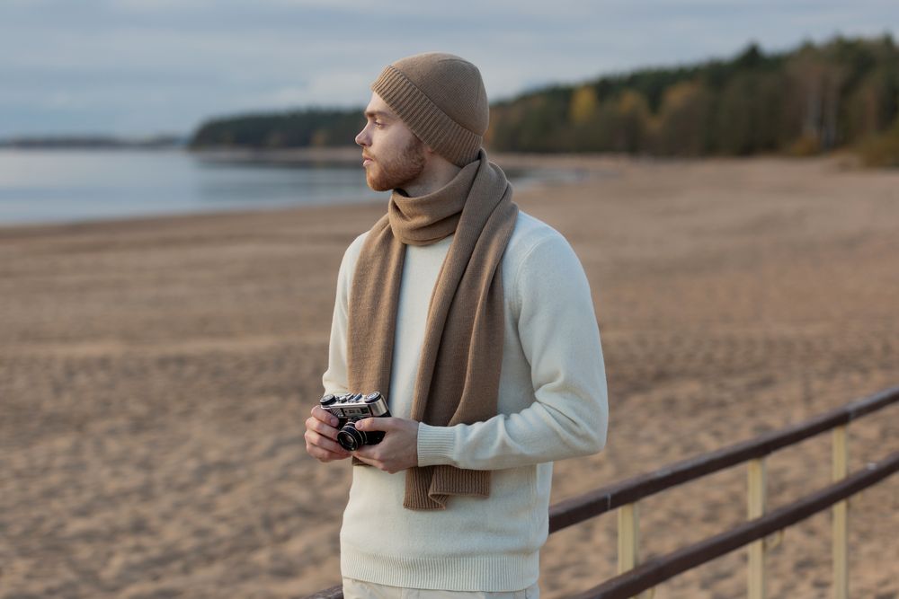 Шарф Cordelia, бежевый — изображение 8