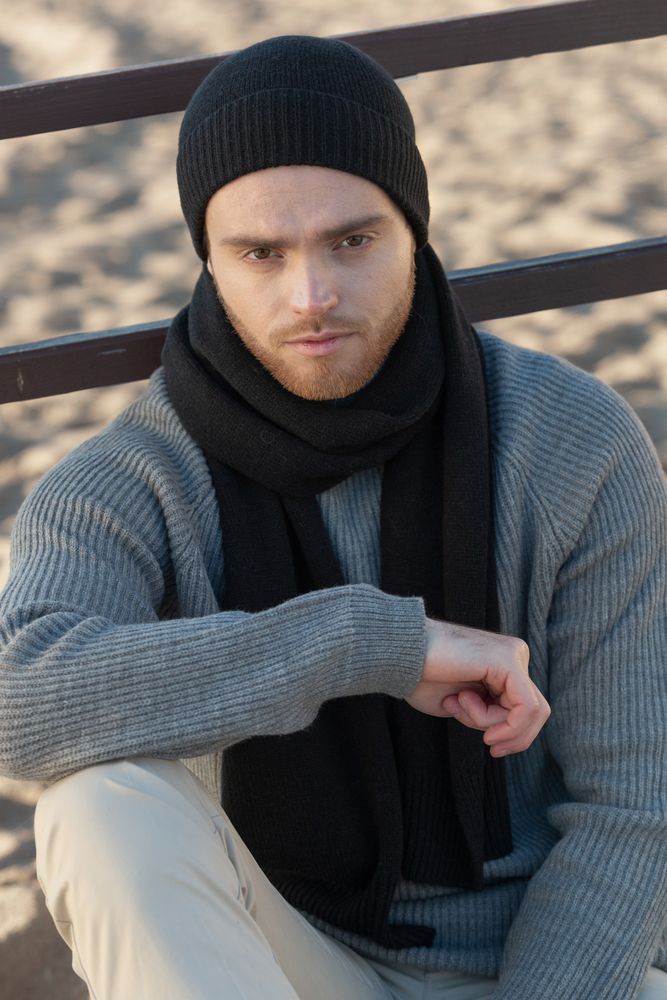 Шарф Cordelia, черный — изображение 7