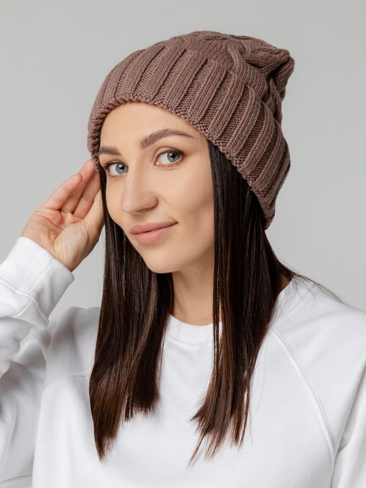 Шапка Loren, коричневая — изображение 6