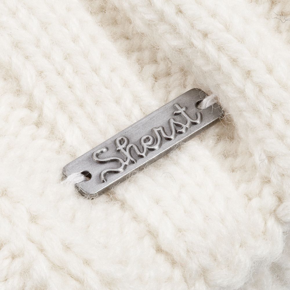 Шапка Loren, молочно-белая (ванильная) — изображение 4