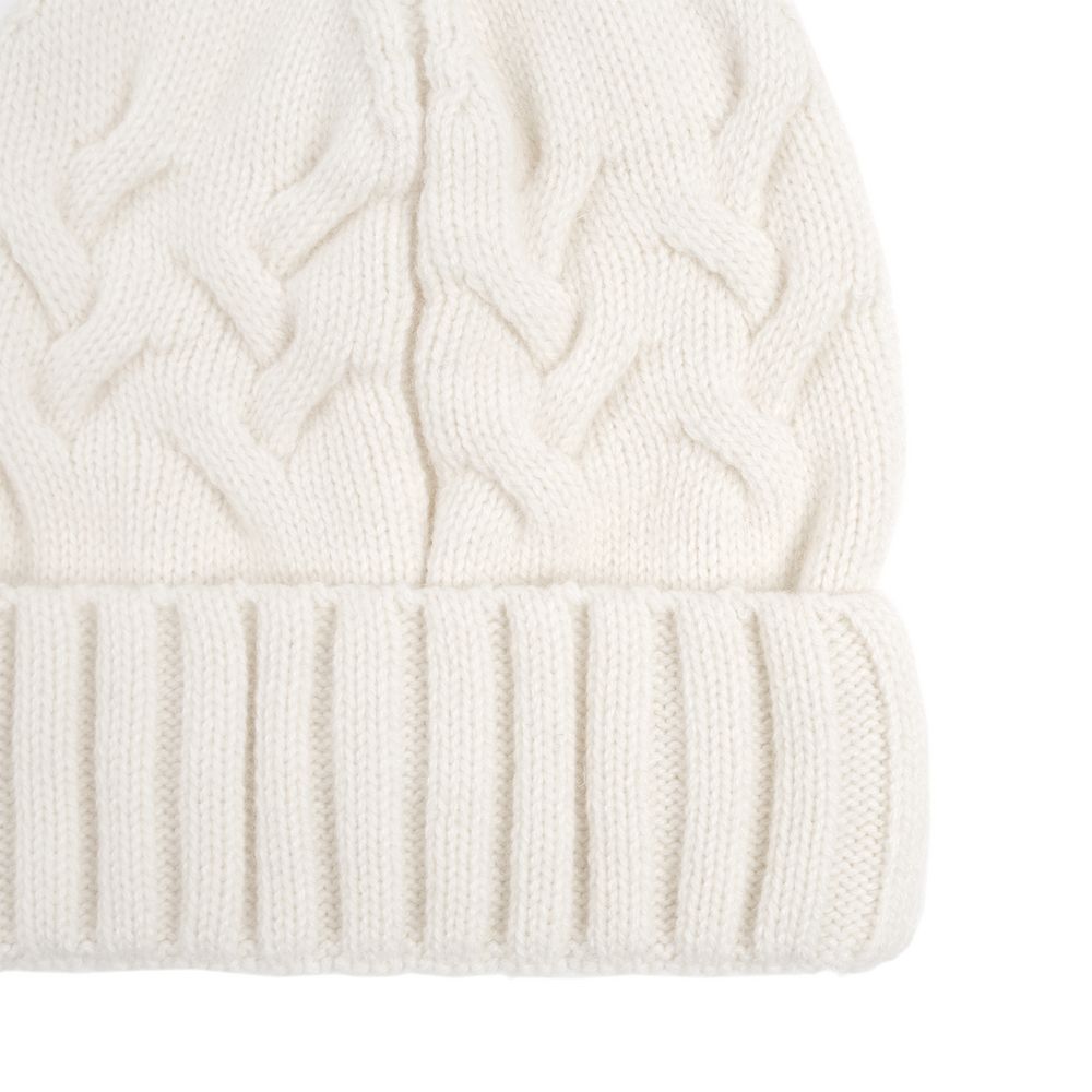 Шапка Loren, молочно-белая (ванильная) — изображение 5