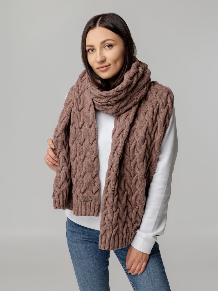 Шарф Loren, коричневый — изображение 7