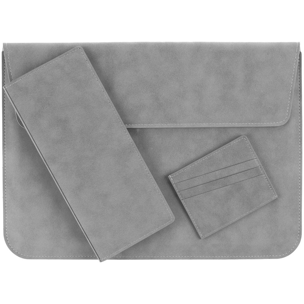 Дорожный органайзер Nubuk, светло-серый — изображение 7