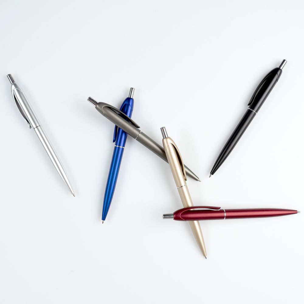 Ручка шариковая Bright Spark, красный металлик — изображение 7