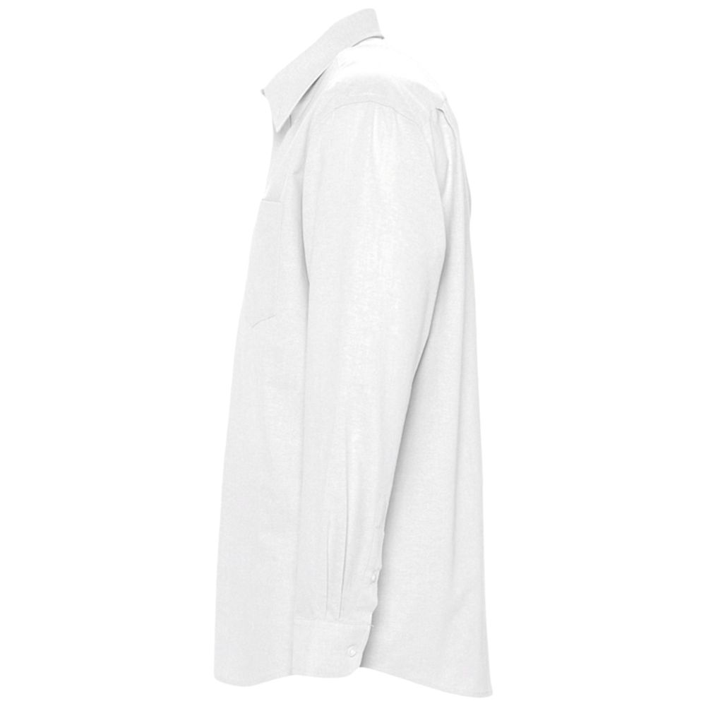 Рубашка мужская с длинным рукавом Boston, белая — изображение 4