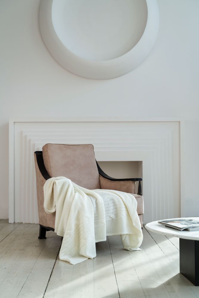 Плед Dantel, молочно-белый — изображение 7