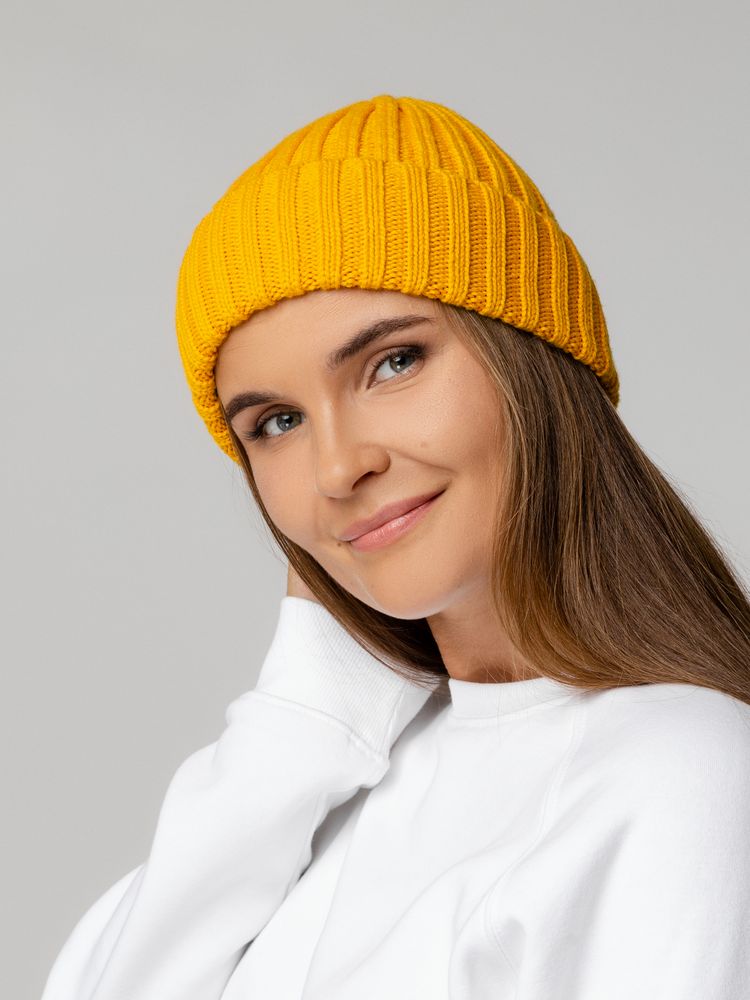 Шапка Uni, желтая — изображение 6